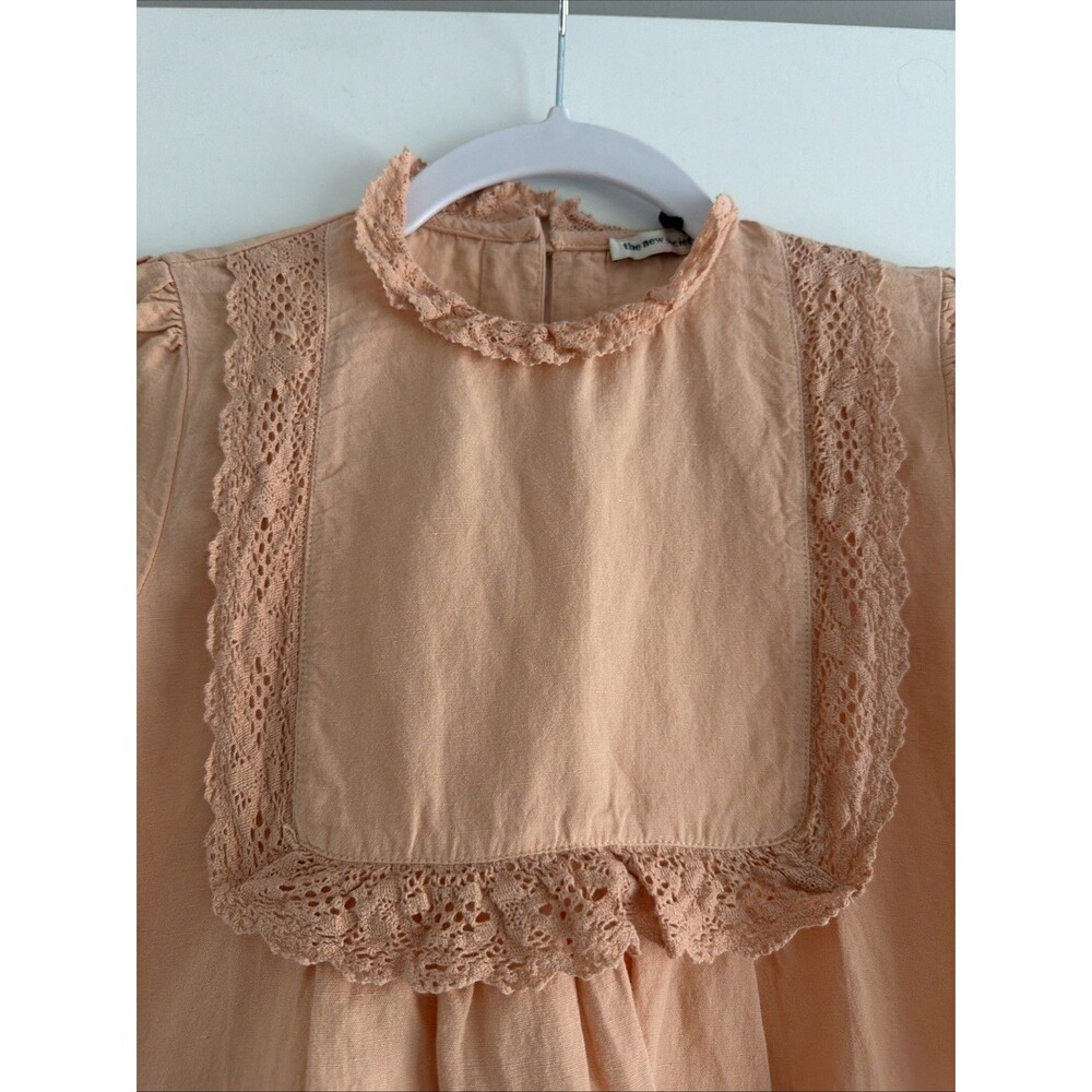The New Society Ginevra Dress Apricot Size 12 NWT - Picture 3 of 7